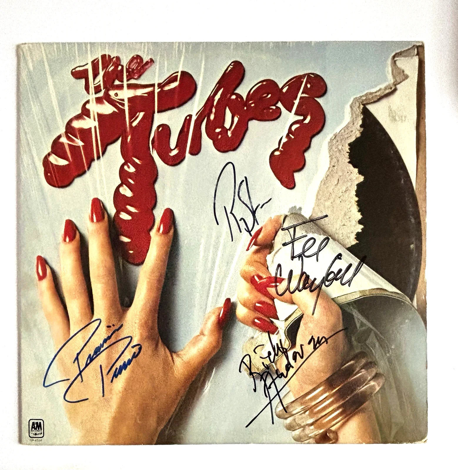 THE TUBES Signed FIRST Vinyl LP RECORD JSA COA Fee Waybill STEEN Anderson PRINCE, изображение 2