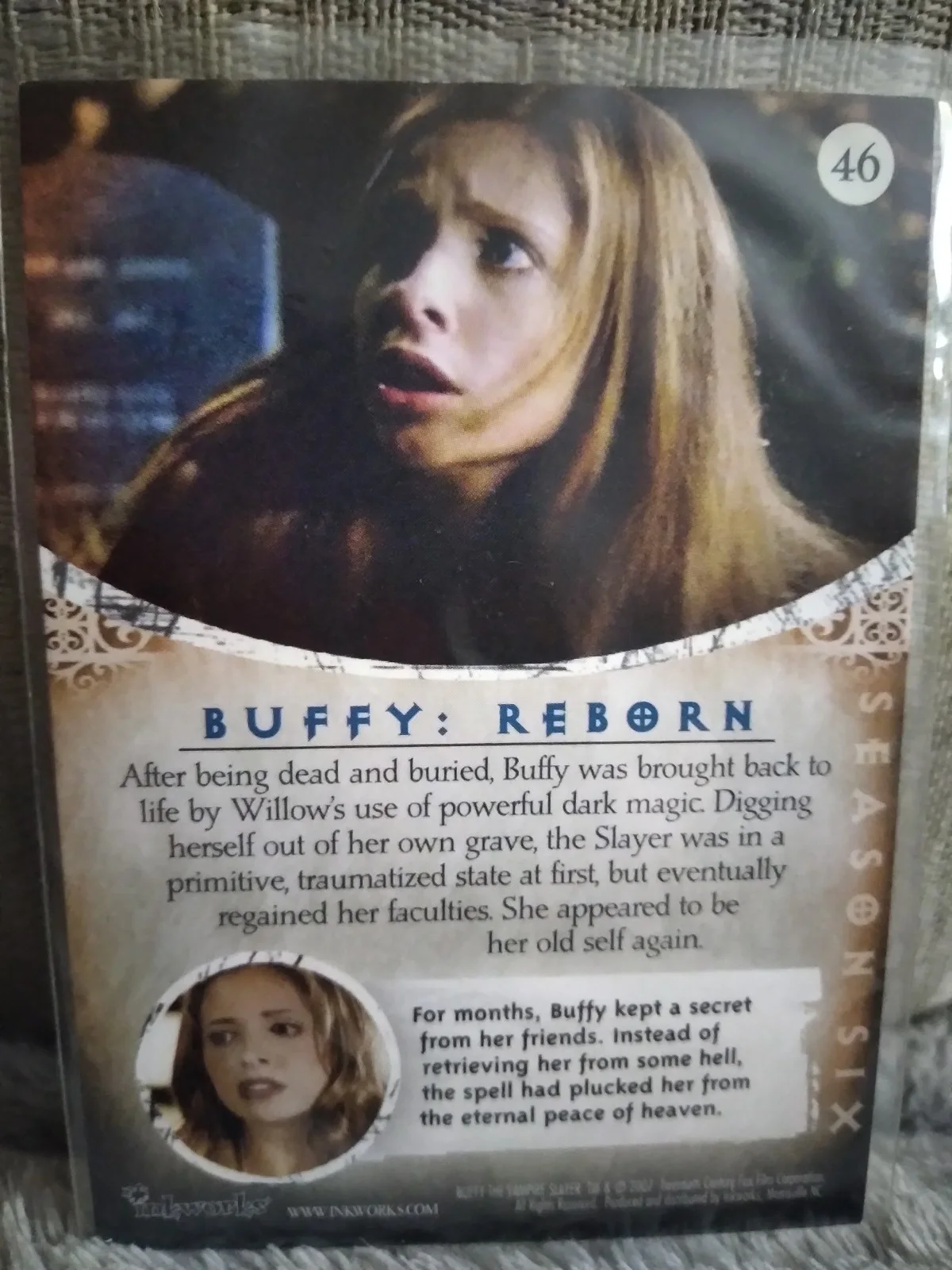 Sarah Michelle Gellar Autograph Card, image 2