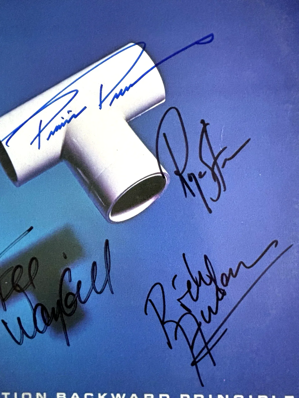 THE TUBES Signed PRINCIPL Vinyl RECORD JSA COA Fee Waybill STEEN Anderson PRINCE, image 3