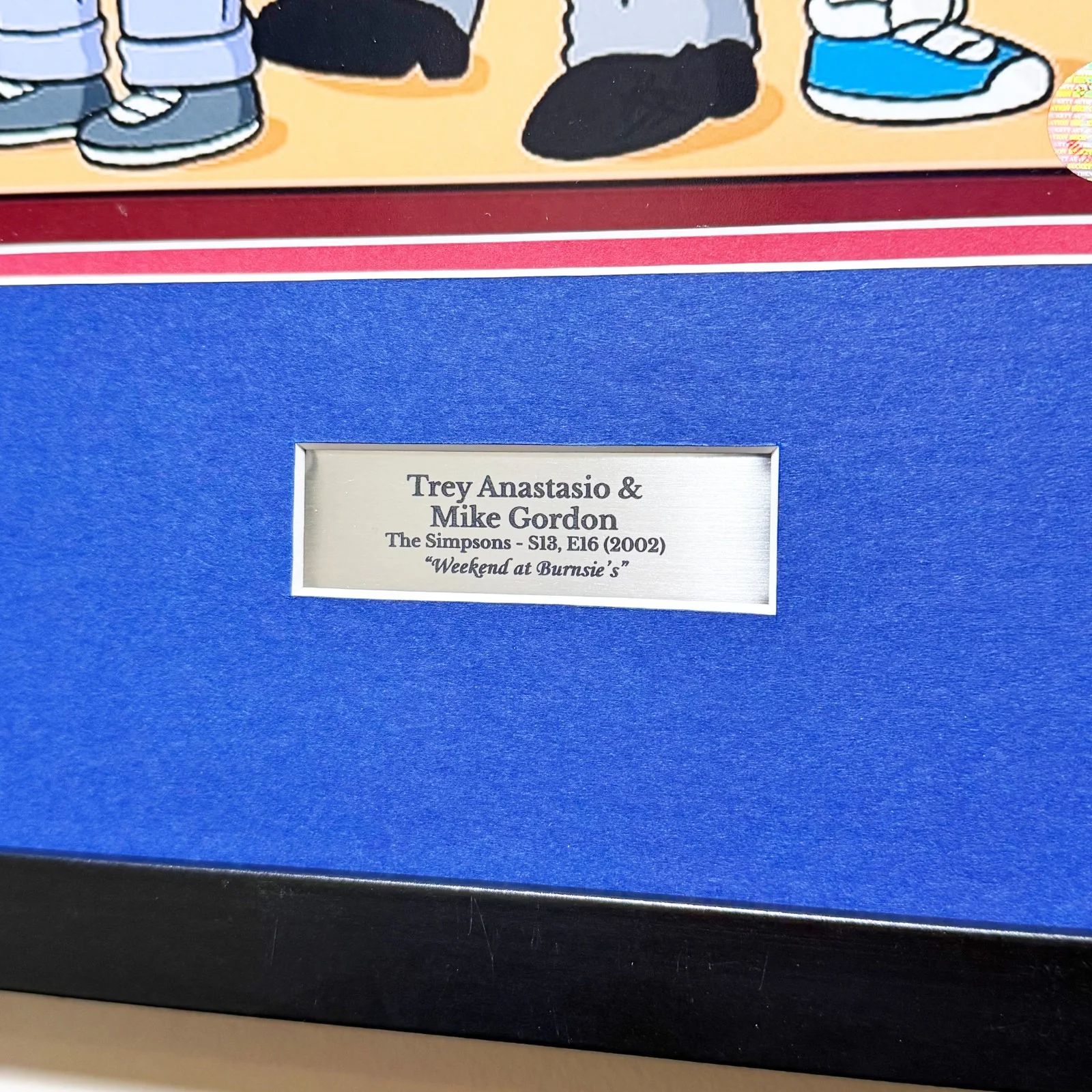 Trey Anastasio, Mike Gordon — Trey Anastasio & Mike Gordon Signed Simpsons Photo | Phish | Beckett Authenticat, изображение 2