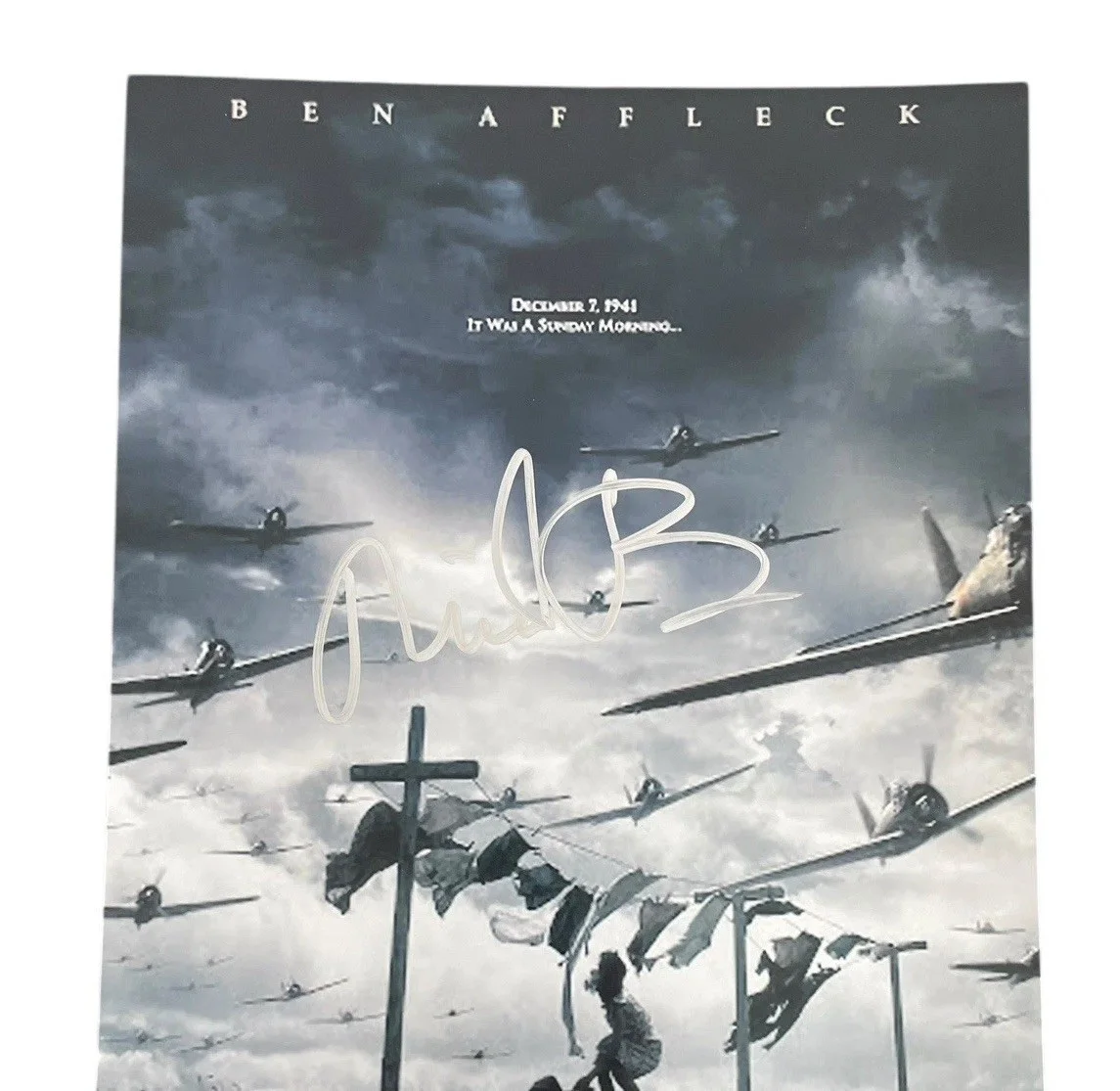 MICHAEL BAY SIGNED AUTOGRAPH 12x18 PEARL HARBOR PHOTO POSTER PROOF JSA COA READ, изображение 3