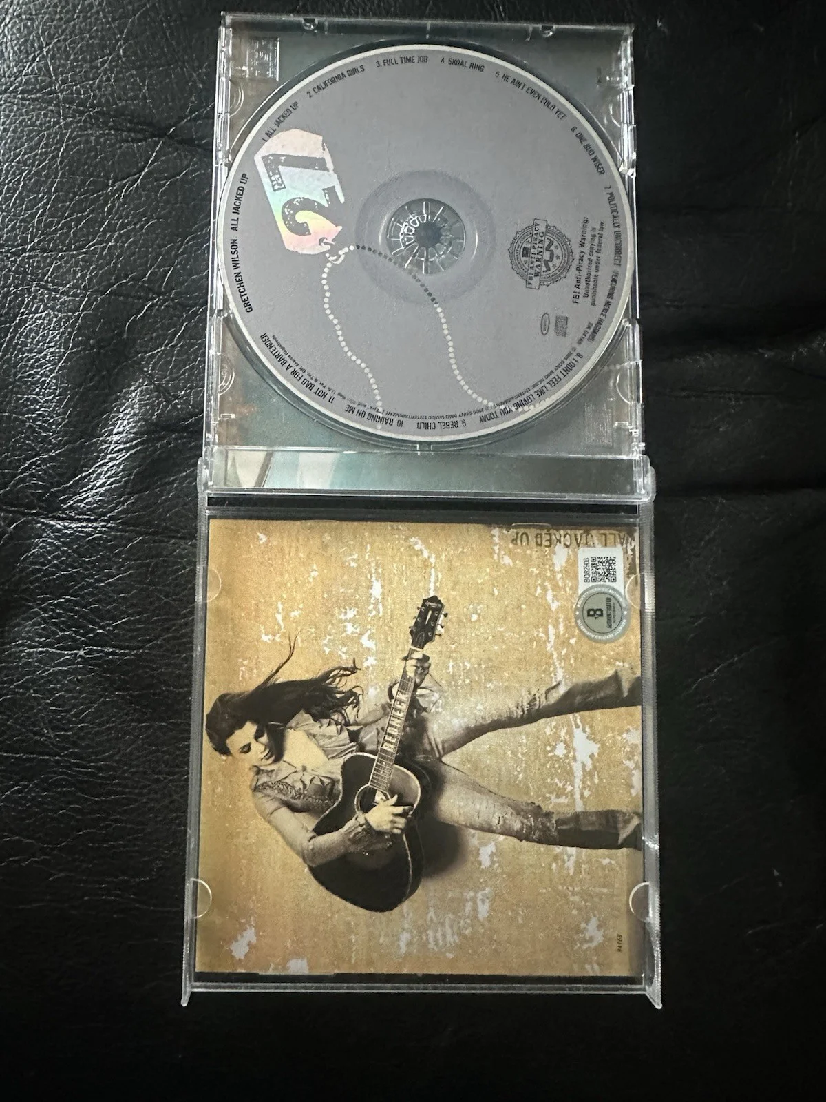 Gretchen Wilson Signed All Jacked Up CD Beckett COA BQ82906, image 2