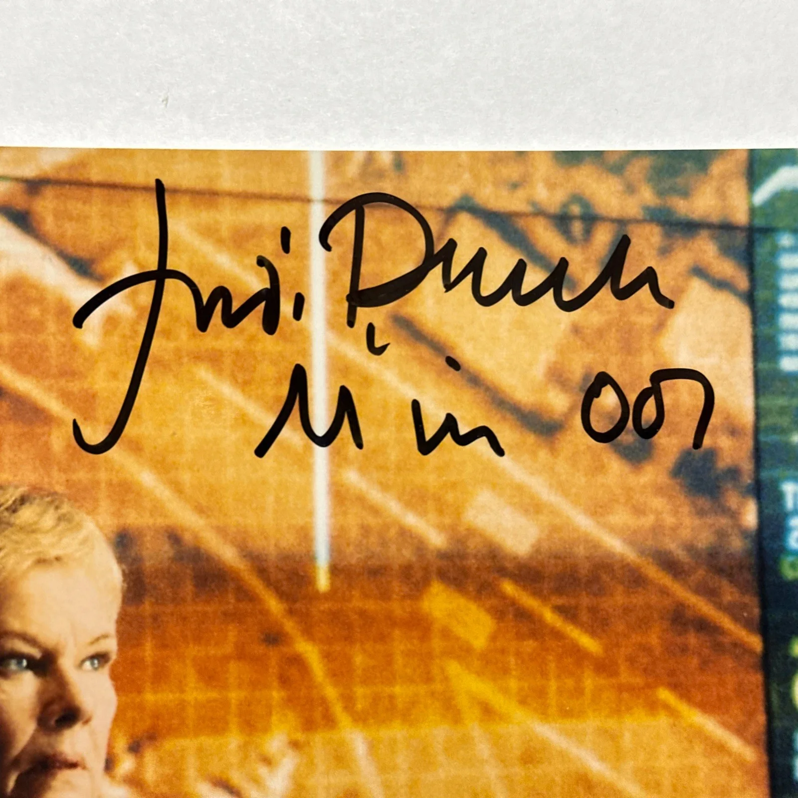 Judi Dench James Bond Autographed Signed 8x10 Color Photo B’BC COA, image 2