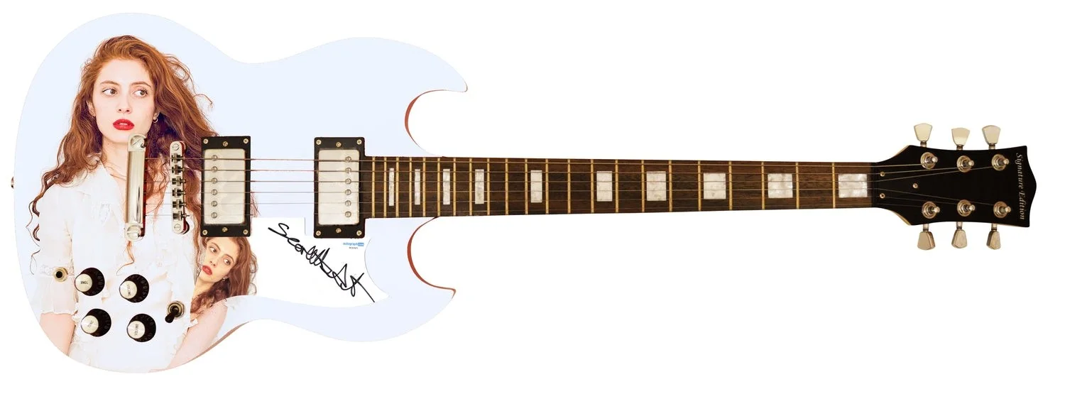 Scarlett Sabet Autographed Custom Graphics Guitar ACOA, image 2
