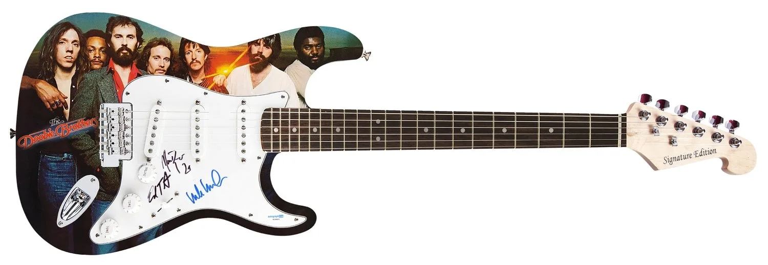 The Doobie Brothers Autographed Custom Graphics Guitar, image 2
