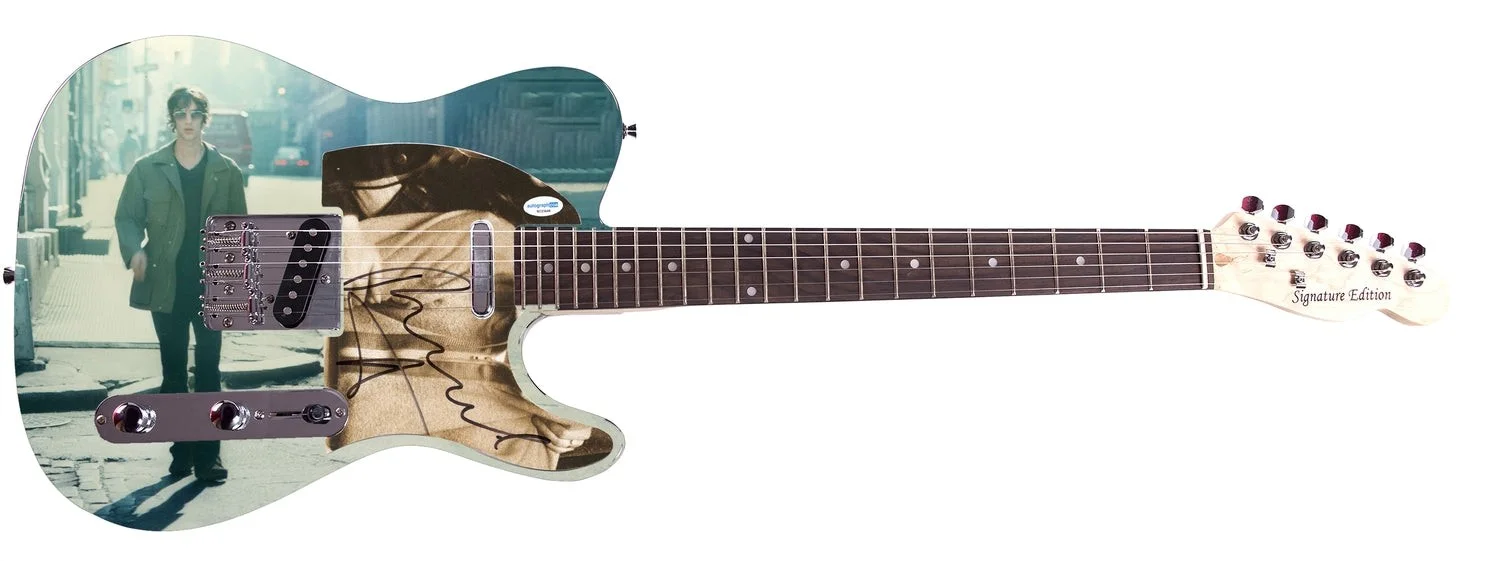 The Verve Richard Ashcroft Signed Custom Graphics Guitar ACOA, image 2