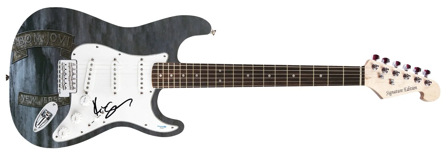 Richie Sambora Bon Jovi Signed "New Jersey" ACOA, image 2