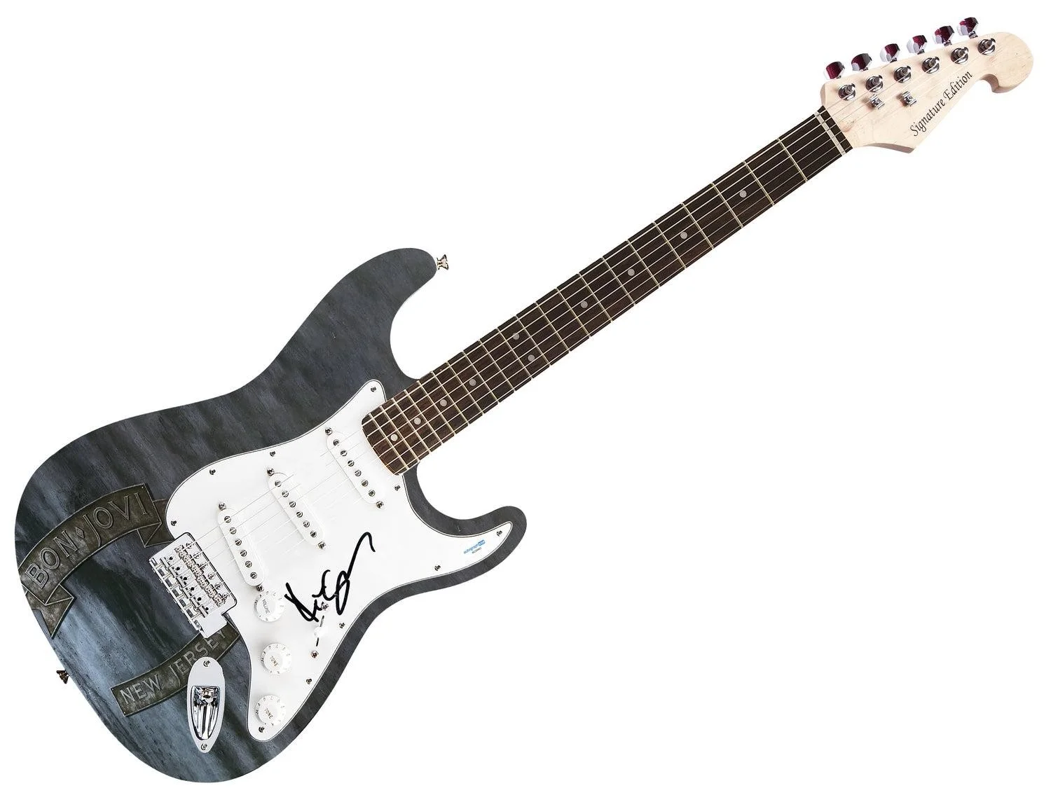 Richie Sambora Bon Jovi Signed "New Jersey" ACOA, image 3