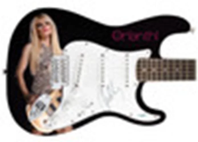 Orianthi Signed Custom Graphics Guitar ACOA, image 2