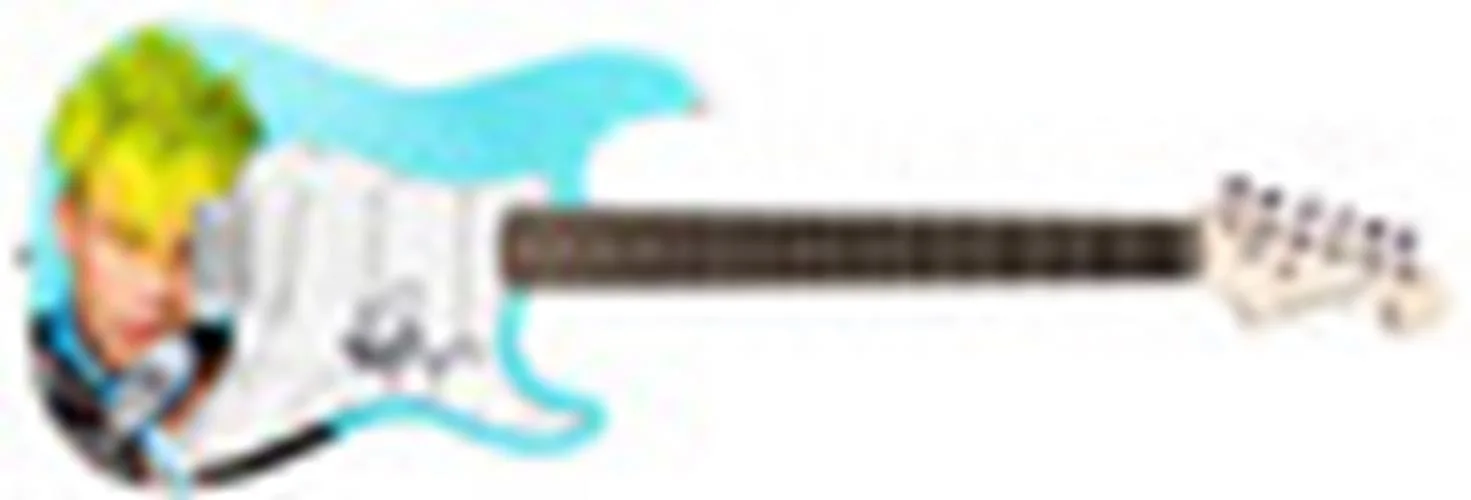 Mod Sun Signed 1/1 Custom Graphics Guitar Avril Lavigne ACOA, изображение 2