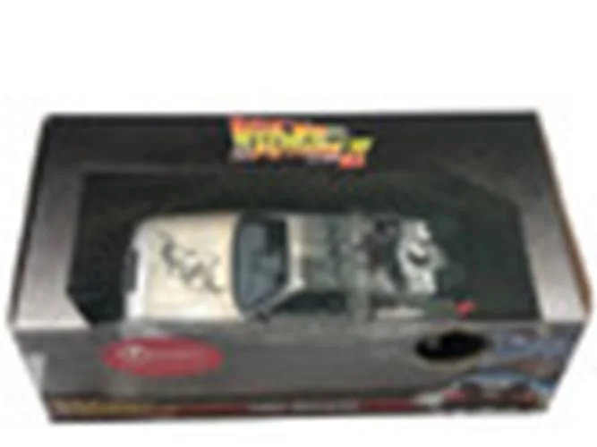 Michael J. Fox Christopher Lloyd Signed Deloreon Back To The Future Car, image 4
