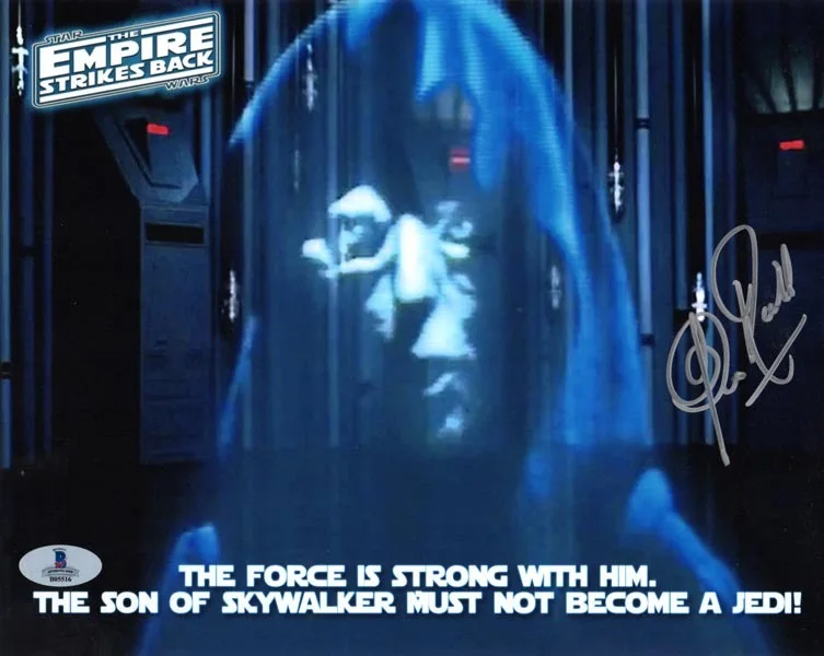 CLIVE REVILL SIGNED 8x10 PHOTO SET OF 3 ORIGINAL EMPEROR STAR WARS BECKETT BAS, изображение 3