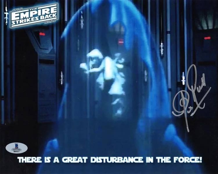 CLIVE REVILL SIGNED 8x10 PHOTO SET OF 3 ORIGINAL EMPEROR STAR WARS BECKETT BAS, изображение 4