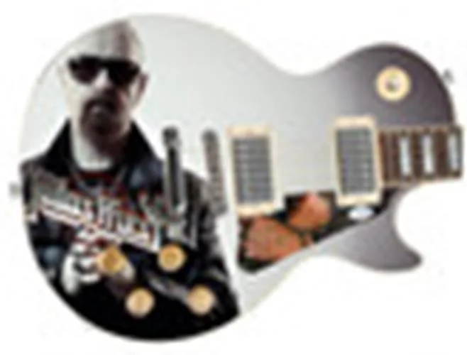 Rob Halford of Judas Priest Autographed Custom Graphics Guitar ACOA, image 5