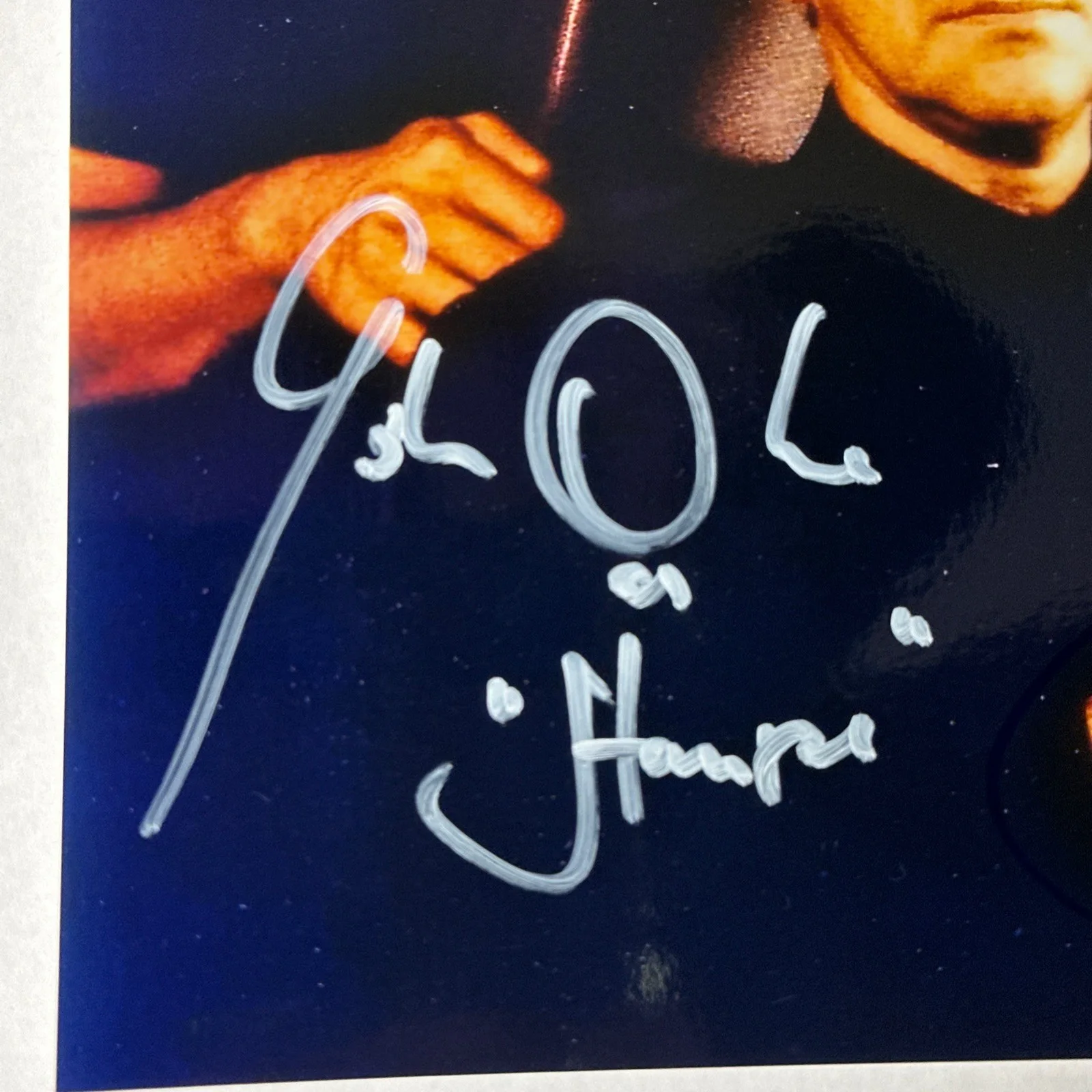 Gotz Otto/Jonathan Pryce James Bond Autographed Signed 8x10 Color Photo B’BC COA, image 2