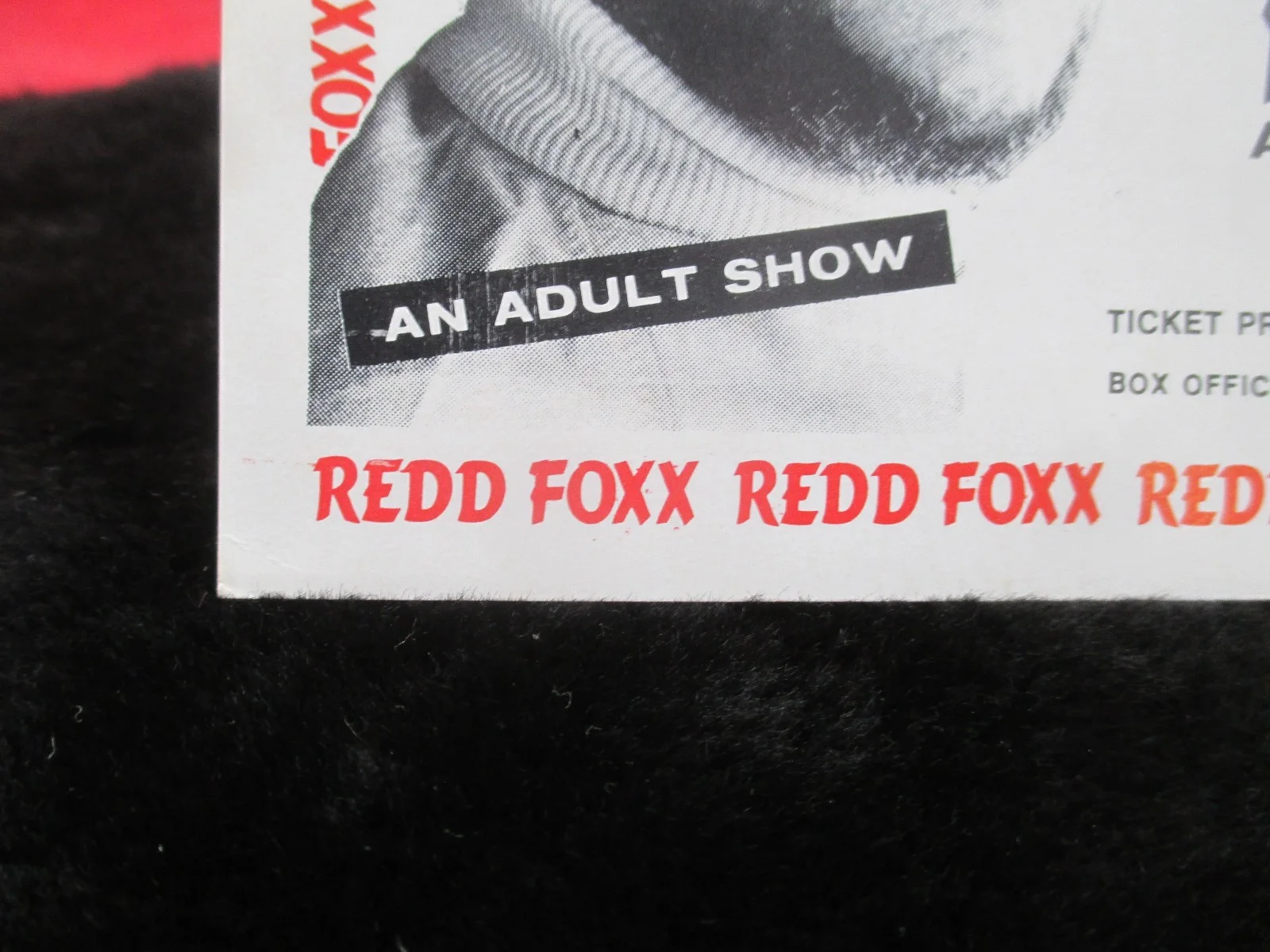 REDD FOXX At FONTAINEBLEAU THEATER MIAMI FL - 5 X 4 PUBLICITY Card March, image 4