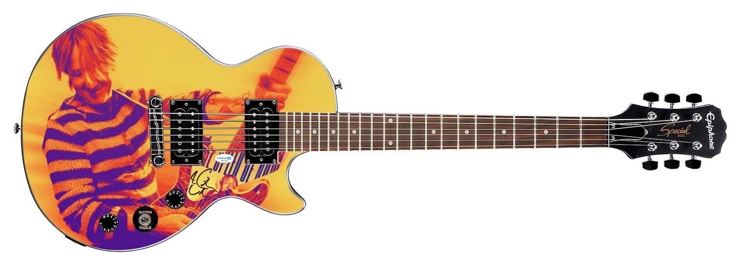Keith Urban Autographed Custom Epiphone "Speed Of Now" Graphics Guitar, изображение 3