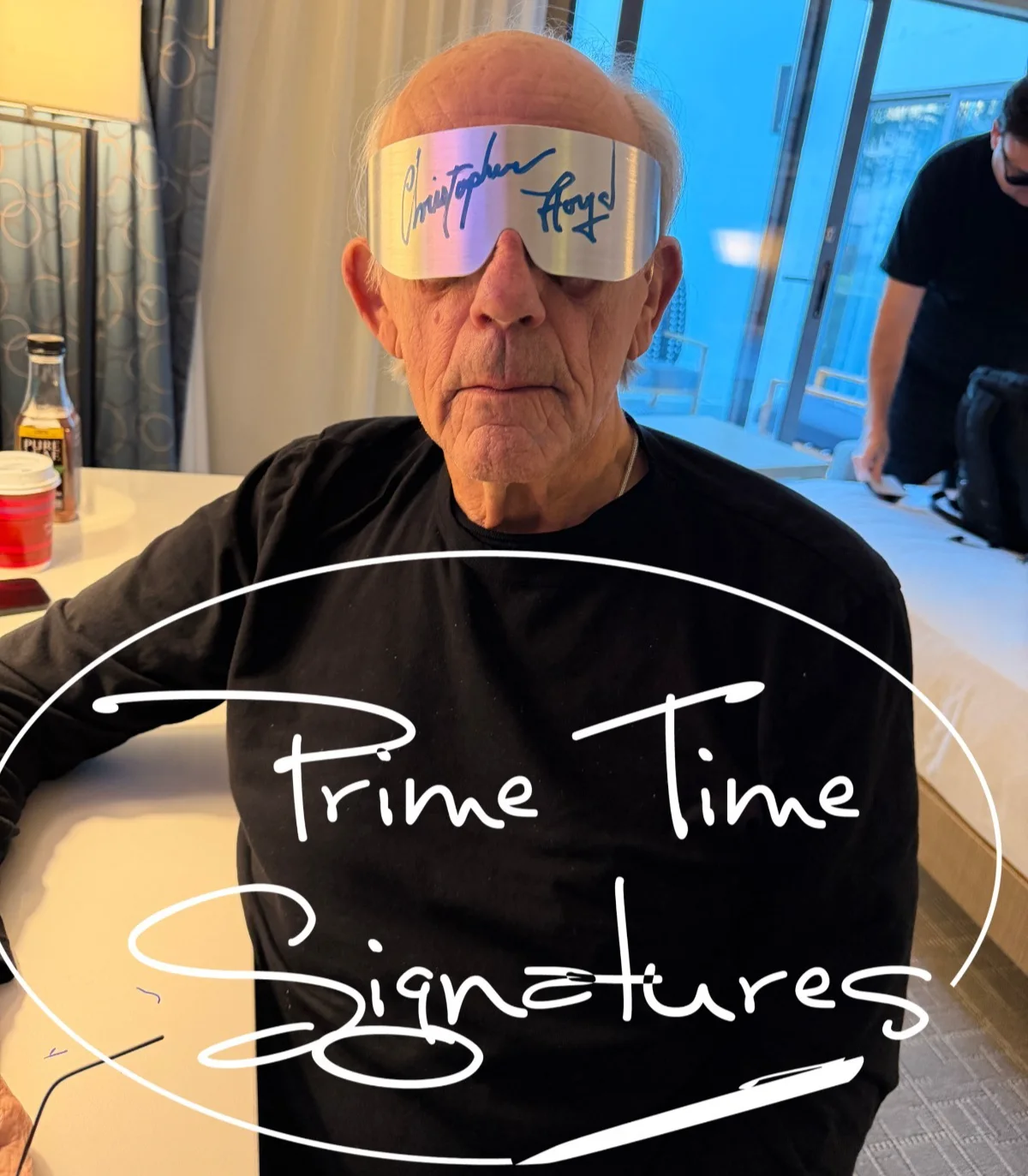 Christopher Lloyd — Christopher Lloyd Signed Doc Brown Glasses Back to the Future 2 Prop Beckett, image 5