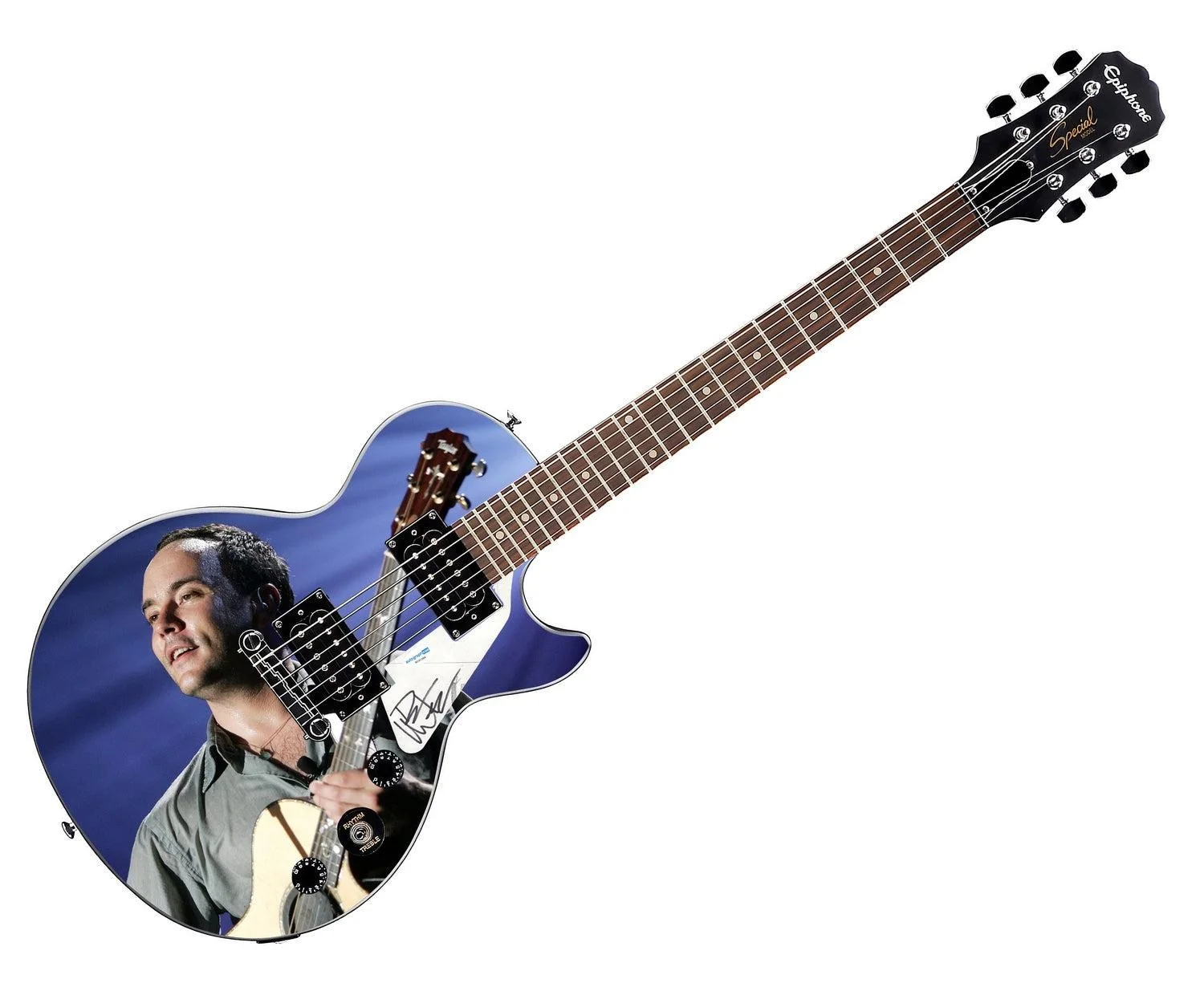 Dave Matthews Autographed Custom "Emotionally Live" Epiphone Graphics Guitar, image 2