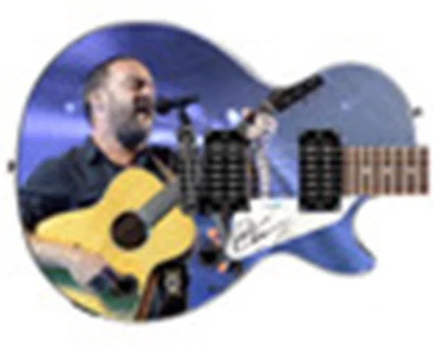 Dave Matthews Autographed Custom "You Can Feel It" Epiphone Graphics Guitar, image 2