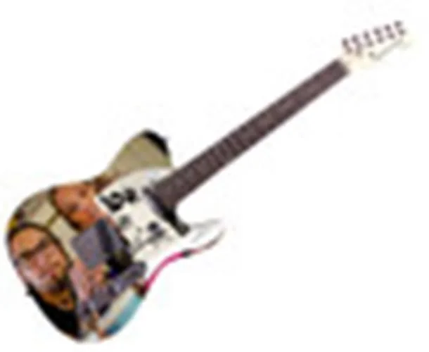 Dave Navarro of Jane's Addiction Autographed "Duel Diagnosis" 1/1 Graphics Guita, изображение 3