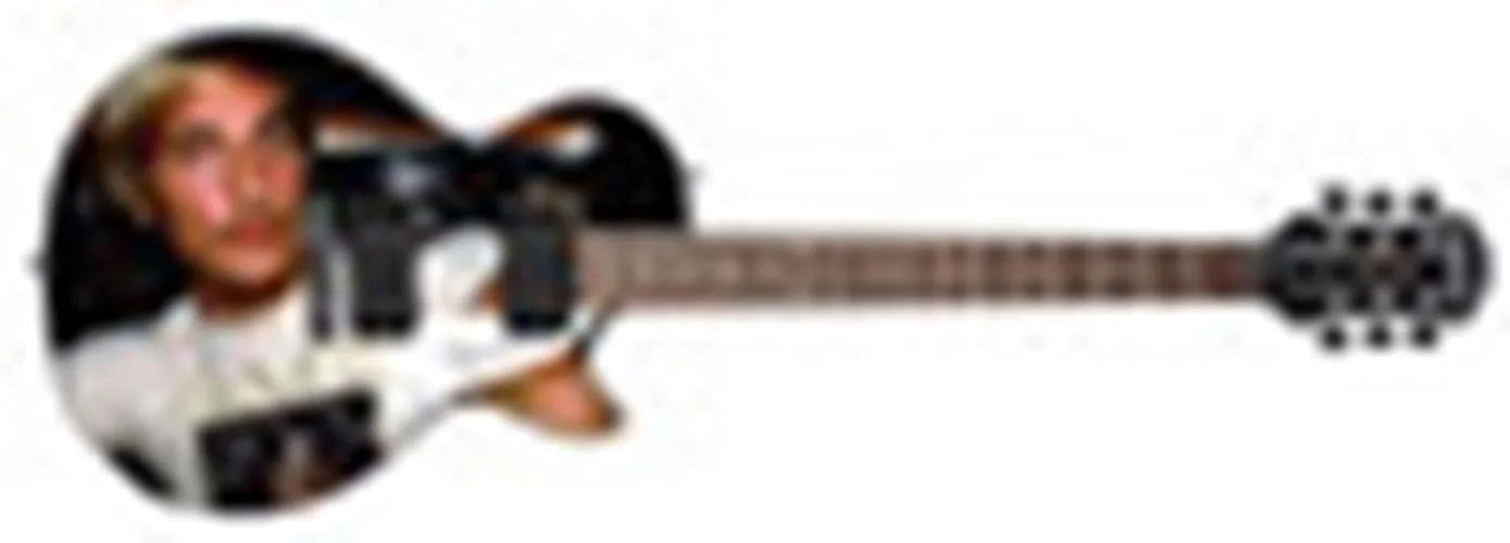 Matthew McConaughey Autographed 1/1 Dazed & Confused Epiphone Graphics Guitar, image 3