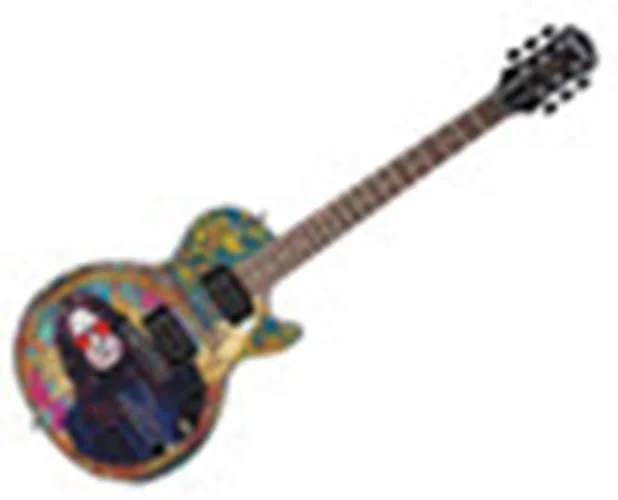 Ozzy Osbourne Autographed Custom Epiphone "Artistic Legend" Graphics Guitar, image 2