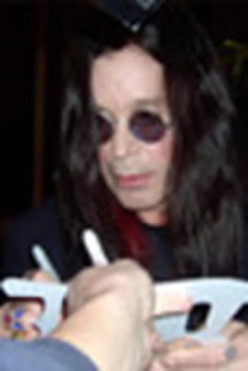 Ozzy Osbourne Autographed Custom Epiphone "Artistic Legend" Graphics Guitar, image 3