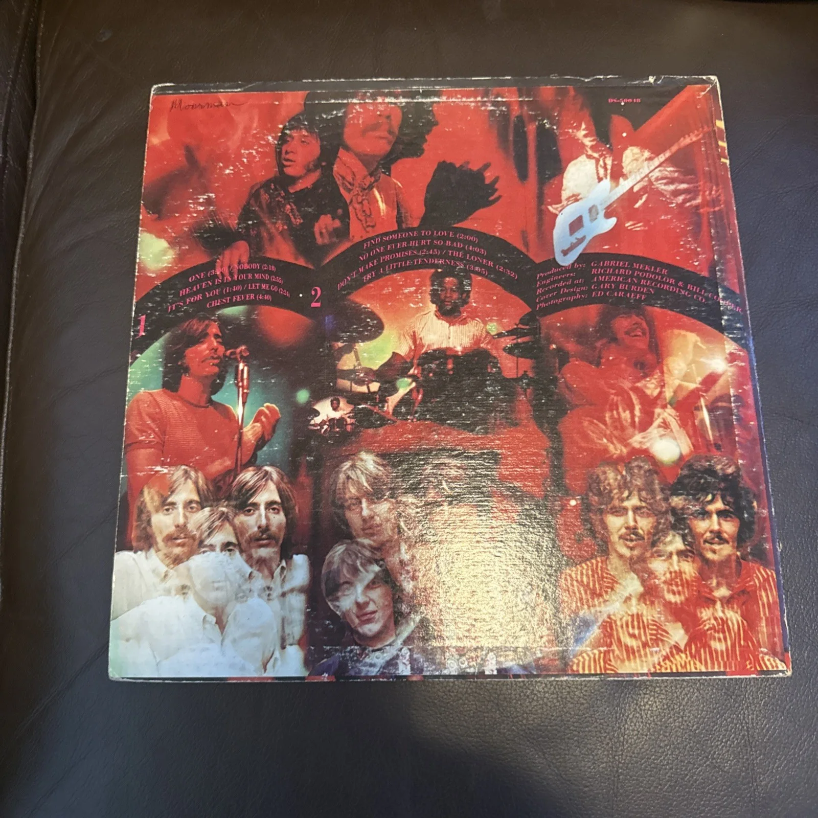 Three Dog Night Live Signed Vinyl LP Chuck Negron Autographed Record, image 3