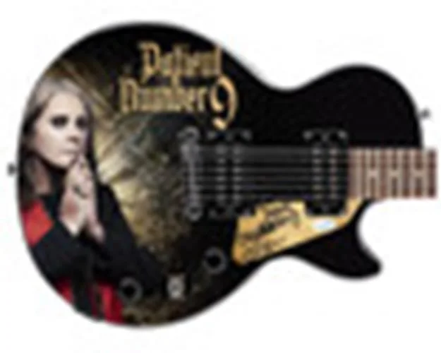 Ozzy Osbourne Autographed Custom Epiphone "Patient #9" Graphics Guitar, image 3