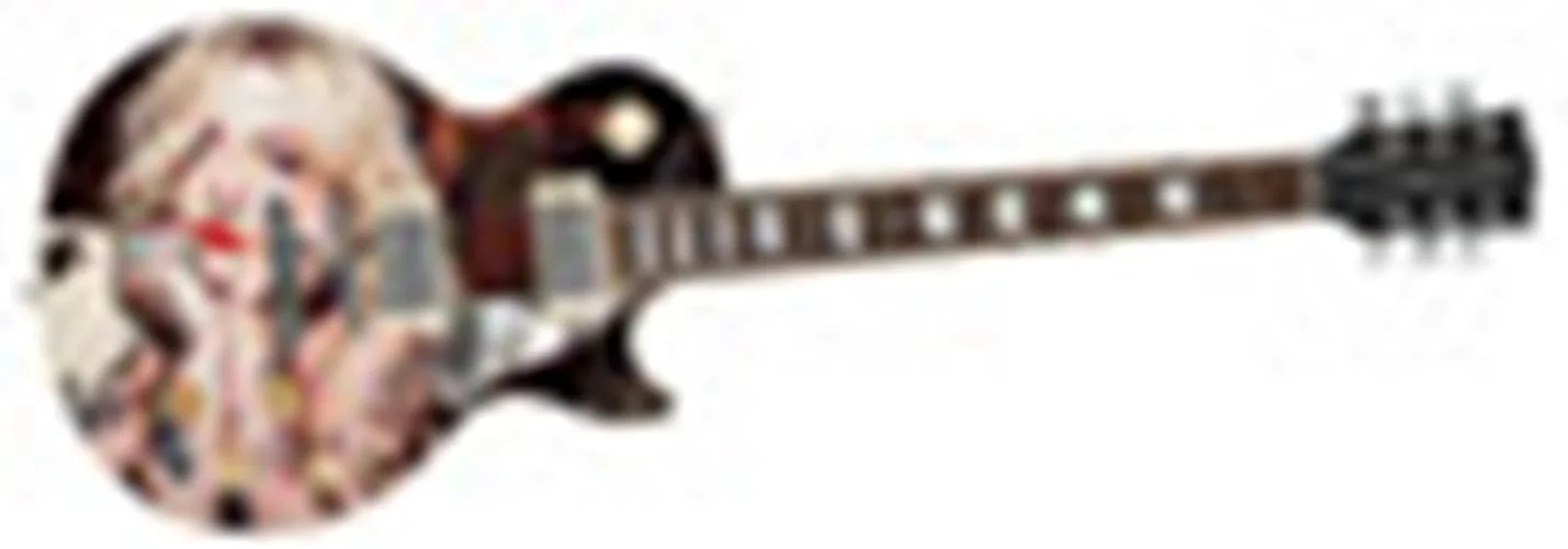 Elle King Autographed "Tatted Up" Custom 1/1 Signature Edition Graphics Guitar, изображение 2