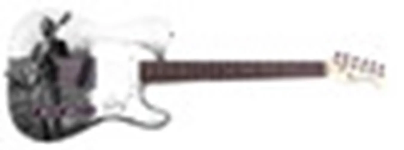 Pete Seeger Autographed "Hillside Harmony" Custom Graphics Guitar w Banjo Sketch, image 3