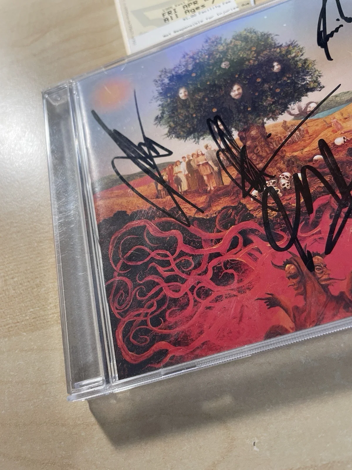 Opeth Heritage Band Signed CD Auto - 12’ Heritage Hunter Tour w/ Mastodon/Ghost, image 3