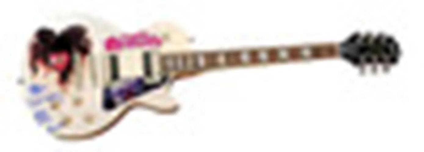 Heart Signed Epiphone Les Paul Custom Graphics Guitar Exact Proof ACOA, image 3