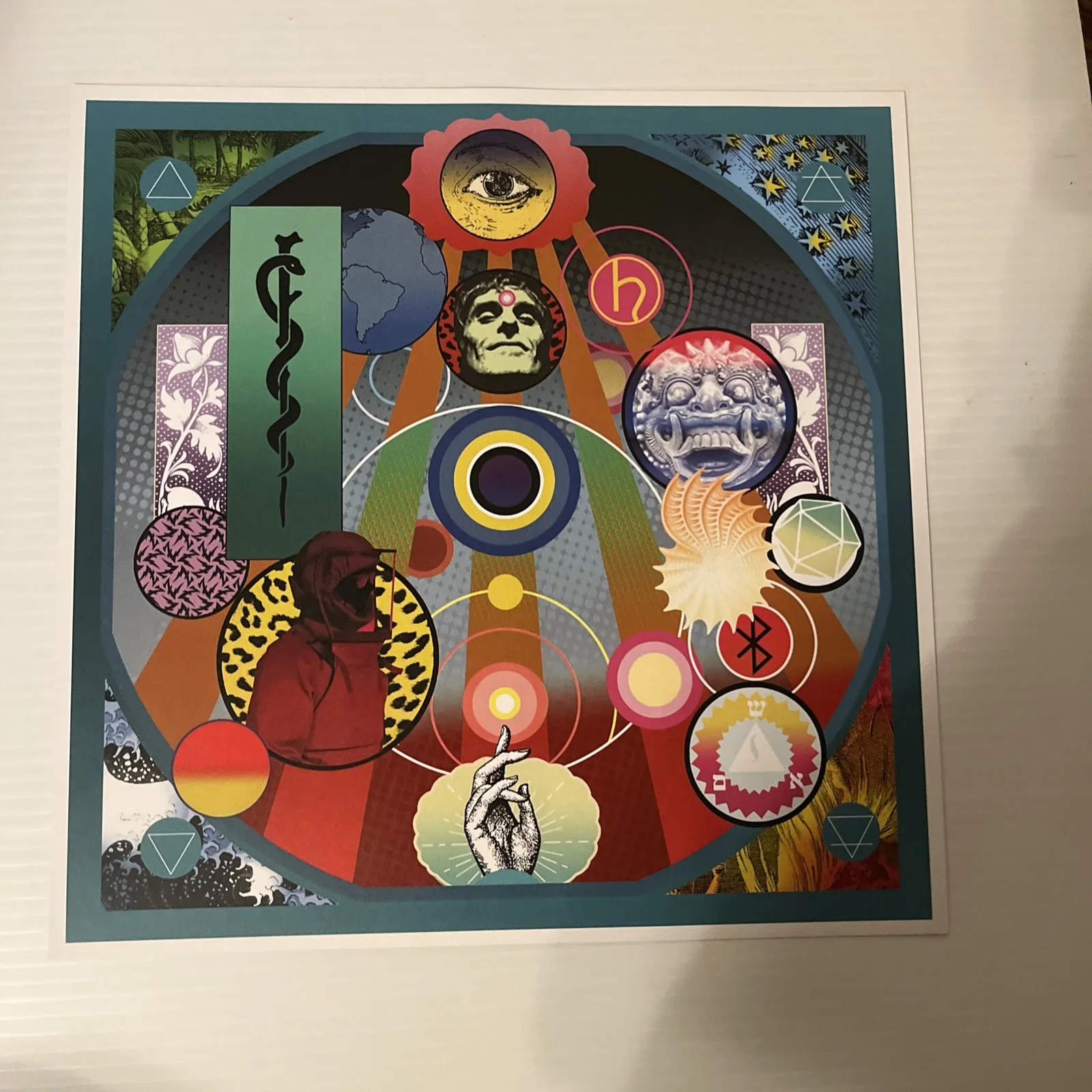 Jane’s Addiction Poster Lithograph Perry Farrell x2. Porno For Pyros #111., изображение 2