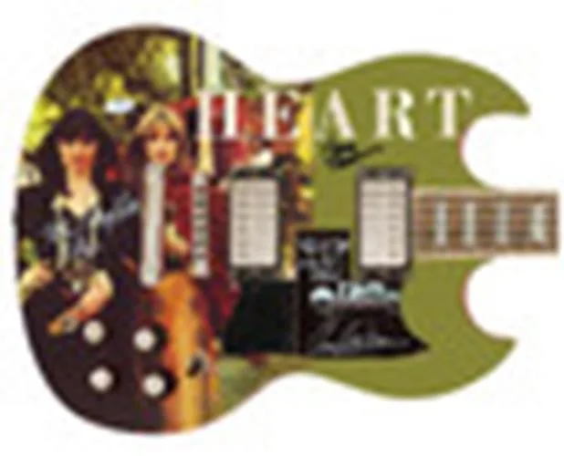 Heart Signed Little Queen Album Cd Custom Graphics Guitar Exact Proof ACOA, изображение 3