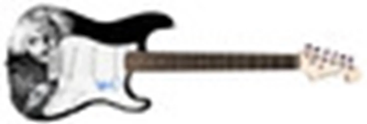 John 5 Signed "Supernatural Shredder" Custom Graphics Guitar ACOA, image 3