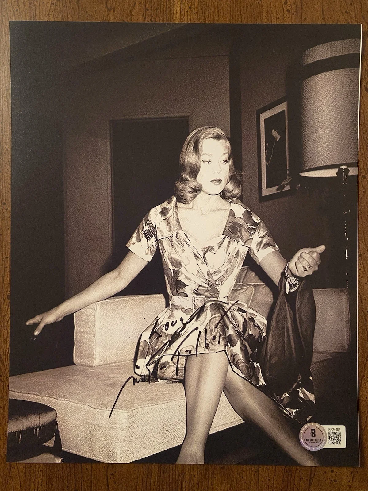 Nita Talbot — Nita Talbot Signed Autographed Photo Hogans Heroes Beckett BAS