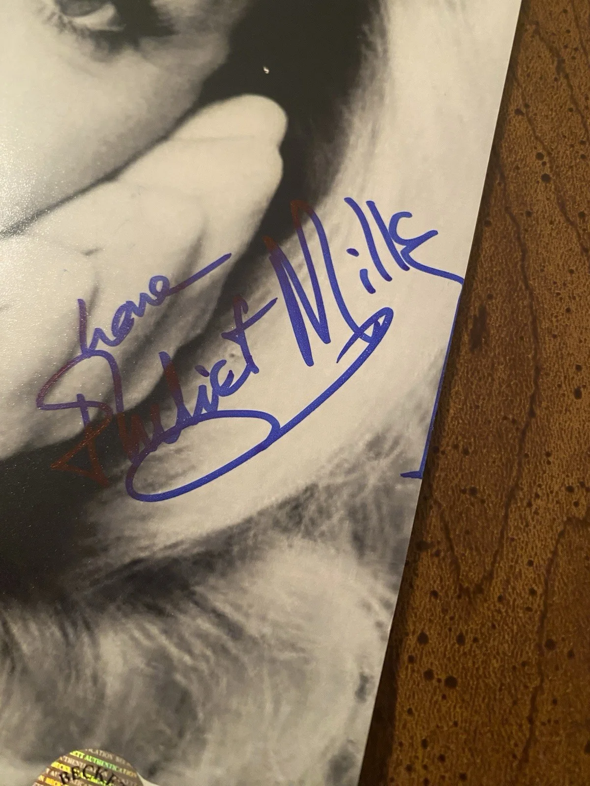 Juliet Mills — Juliet Mills Signed Autographed Photo Avanti The Rare Breed Carry On Jack BAS, image 3