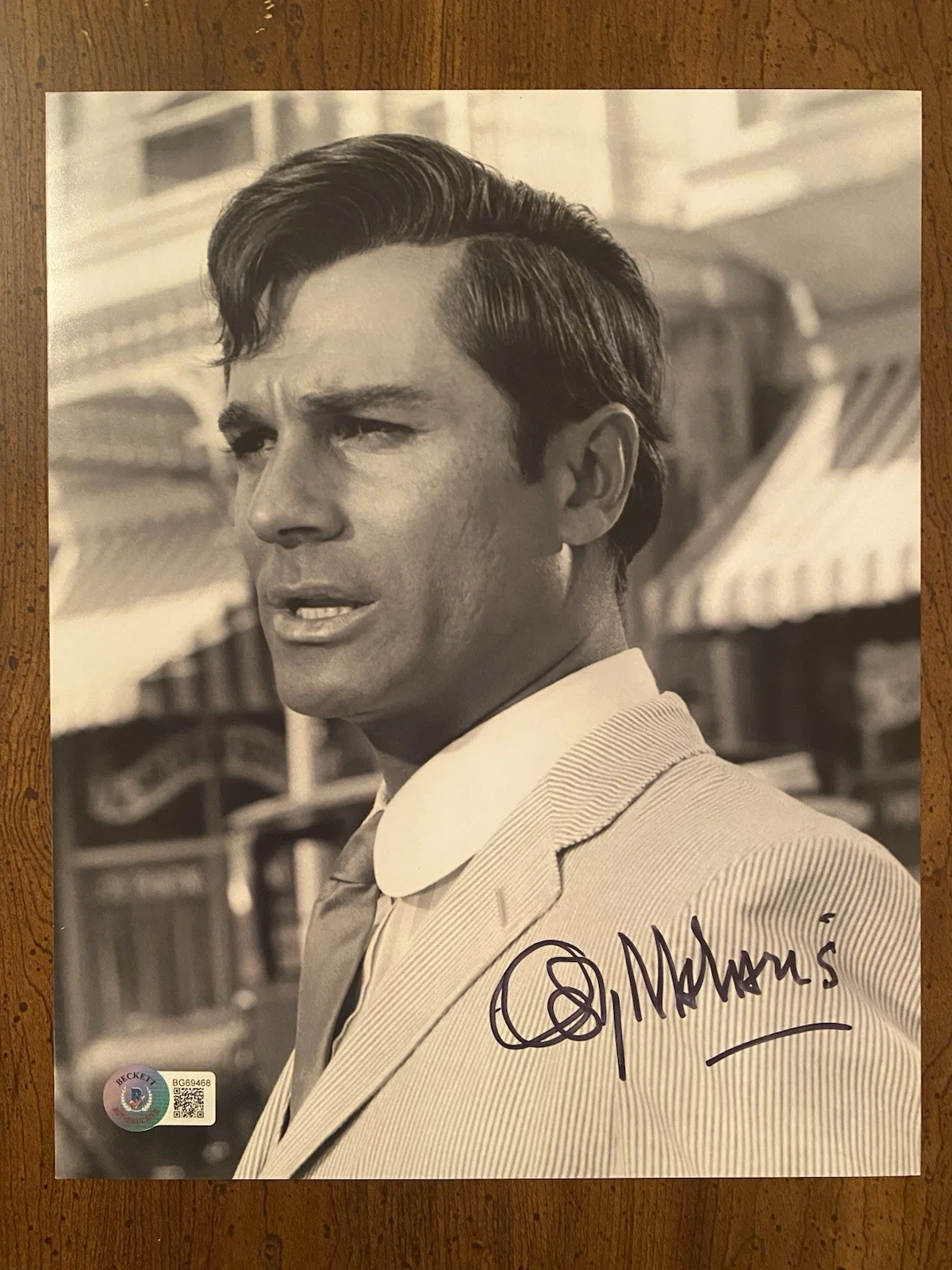 George Maharis — George Maharis Signed Autographed Photo Beckett BAS Route 66