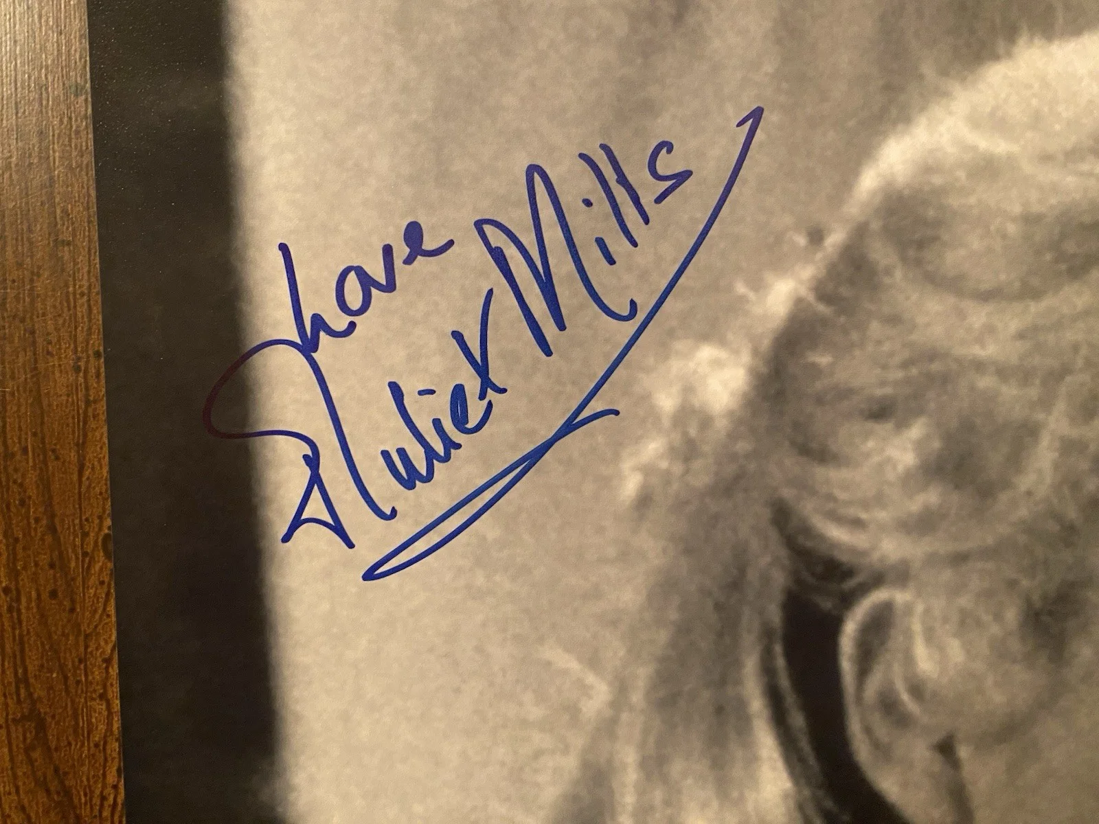 Juliet Mills — Juliet Mills Signed Autographed Photo Avanti The Rare Breed Carry On Jack BAS, изображение 2