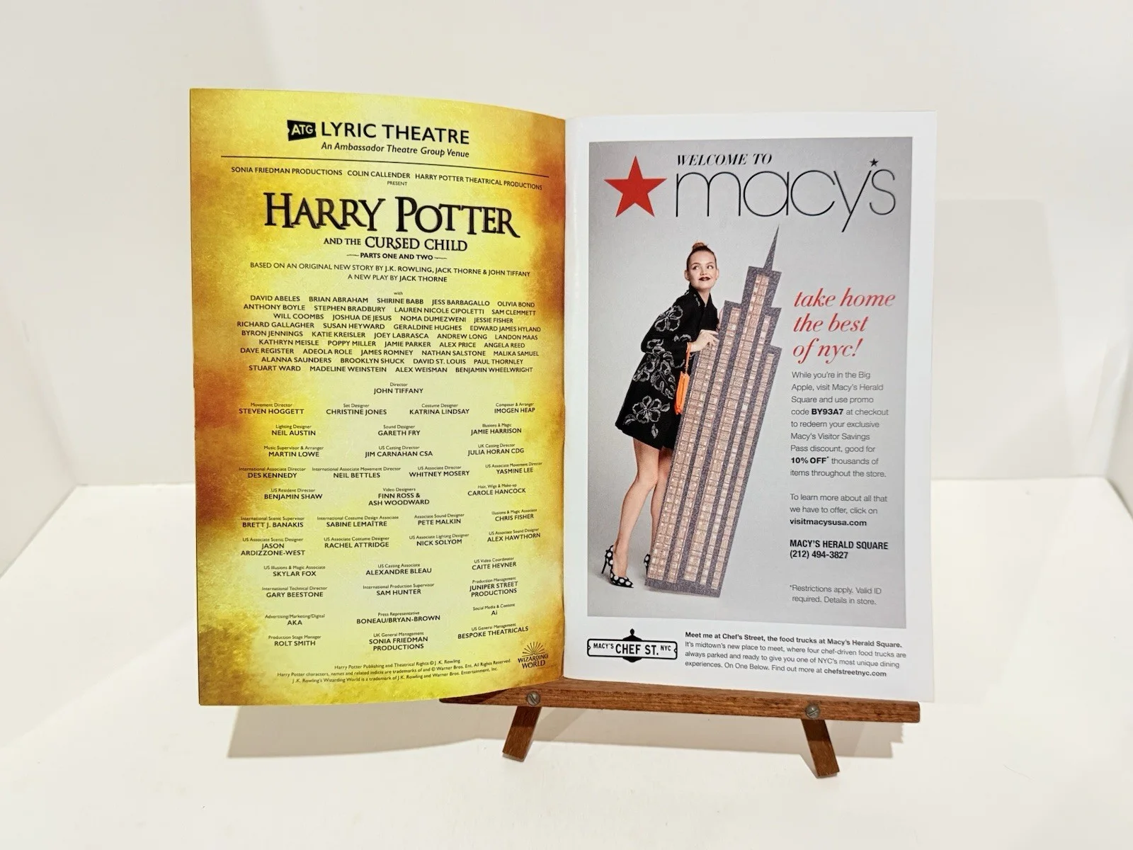 Harry Potter and the Cursed Child Part 2 OBC SIGNED/AUTO Broadway Playbill 2018, изображение 3