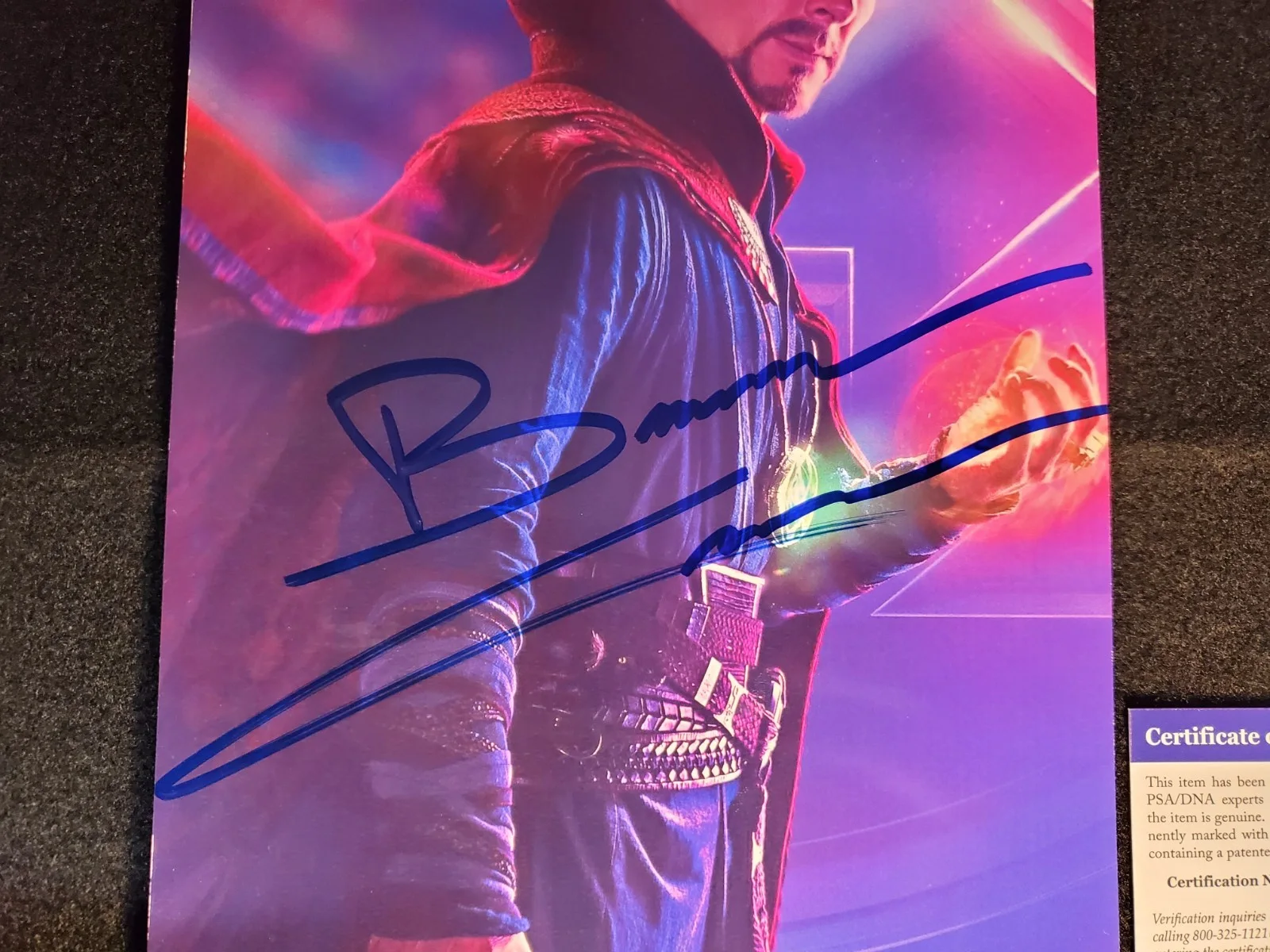 Benedict Cumberbatch — BENEDICT CUMBERBATCH Signed Autograph PSA DNA DOCTOR STRANGE Marvel 7.5x11 Photo, изображение 2