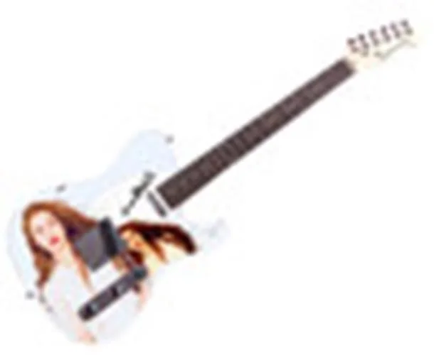 Scarlett Sabet Autographed Custom "Catalyst" 1/1 Graphics Guitar, image 3