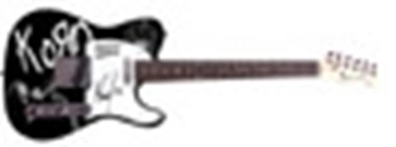 KoRn Munky Signed 1/1 Custom Graphics Guitar w Logo Sketch ACOA, image 2