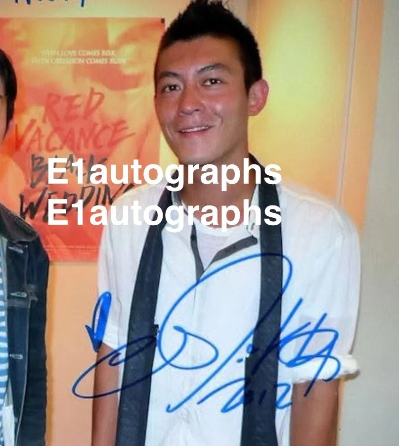 Edison Chen — Edison Chen Koon Hei signed 8x10 Photo IP “Proof”. Actor, Singer, Designer, image 3