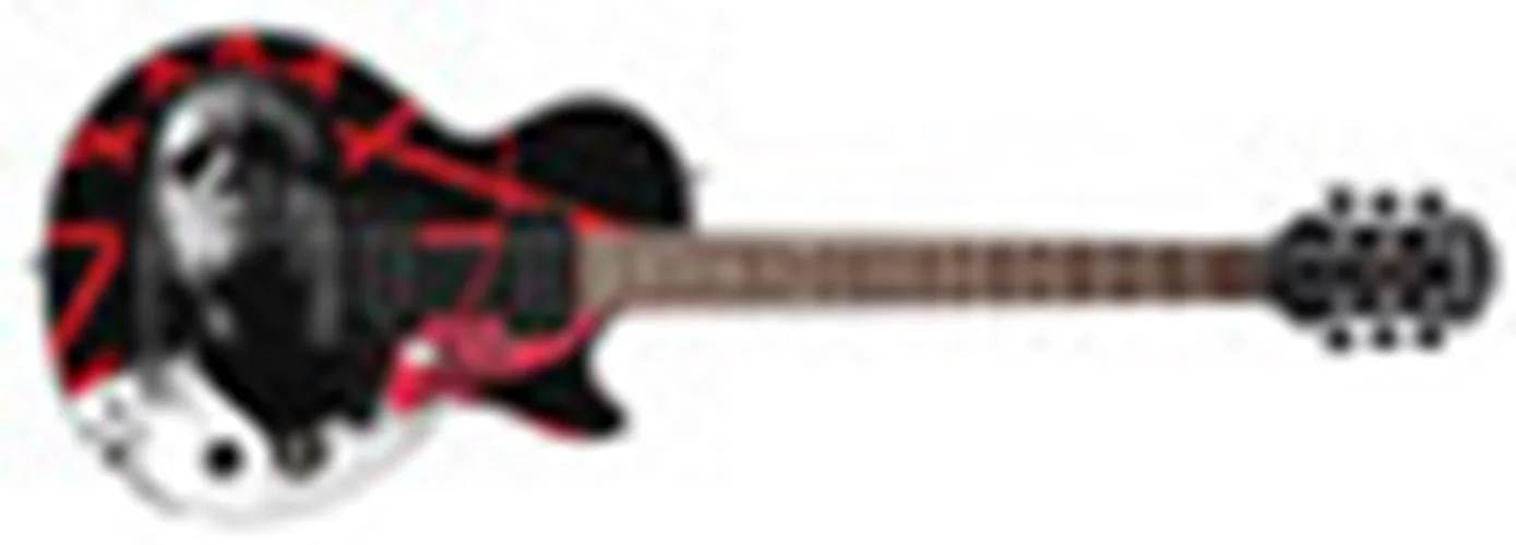 Slipknot Jay Weinberg Autographed Custom 1/1 Epiphone Graphics Guitar, image 3