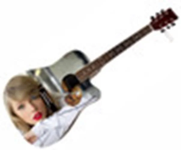 Taylor Swift Autographed Custom 1/1 "No Rest For the Wicked" Acoustic Graphics G, изображение 2