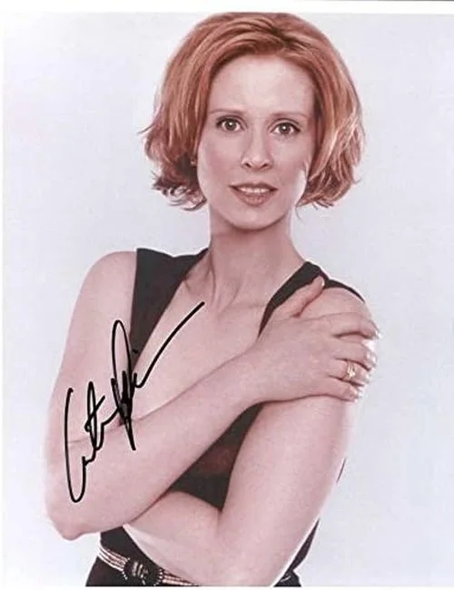 Cynthia Nixon — Cynthia Nixon Signed Autographed Color Glossy 8x10 Photo