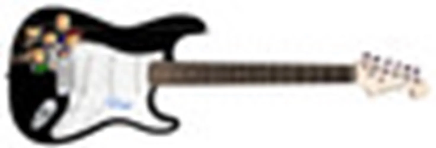 Limp Bizkit Fred Durst Autographed "Cartoon Chaos" Custom Graphics Guitar ACOA, изображение 2